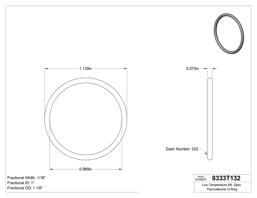 Technical drawing - 8333T132